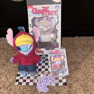 GenZ Street Stitch - Bounce -Action Figure with Red Hoodie
